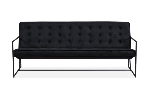 Indy 3 Pers. Sofa, Sort Velour