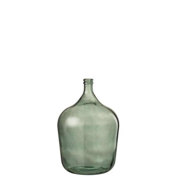 Carafe grøn glas vase, stor