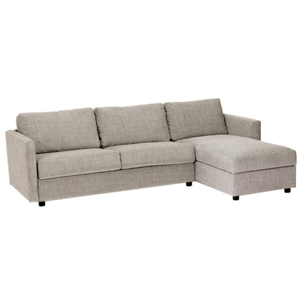 Extra sovesofa 3 pers m/chaise h. bon. Plat Bei