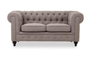 Chesterfield Lyx 2 Pers. Sofa, Beige