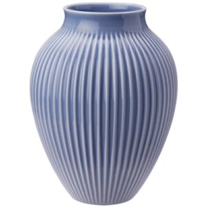 Knabstrup Keramik vase med riller - Lavendel