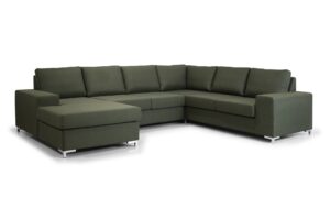 Allington Hjørnesofa M. Chaiselong, Grøn (Venstrevendt)