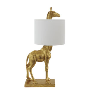 CREATIVE COLLECTION Silas Bordlampe, Guld, Polyresin, D28xL35xH70 cm