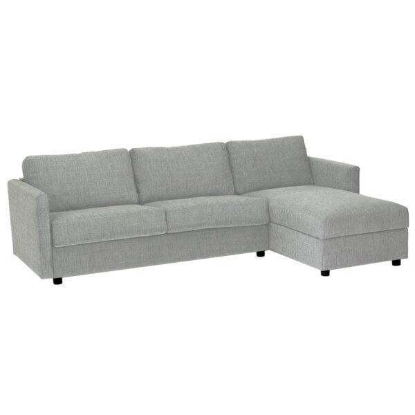 Extra sovesofa 3 pers m/chaise v. poc. Emma LG