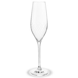 Holmegaard Cabernet Lines champagneglas 2 stk.