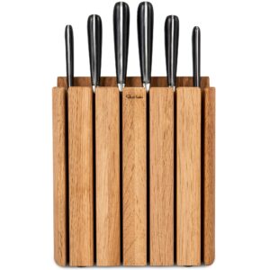 Robert Welch Signature Book Oak Knivblok med 6 Knive