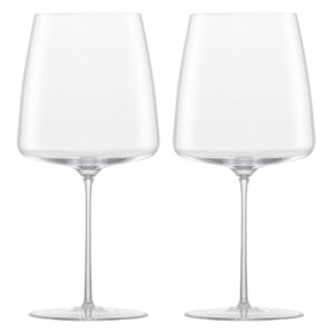 Zwiesel Simplify Fruity & Delicate rødvinsglas 74 cl, 2-pak