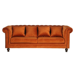 , Velour sofa