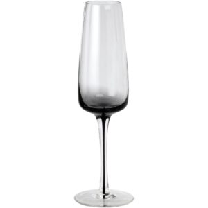 Broste Copenhagen 'Smoke' Mundblæst champagneglas