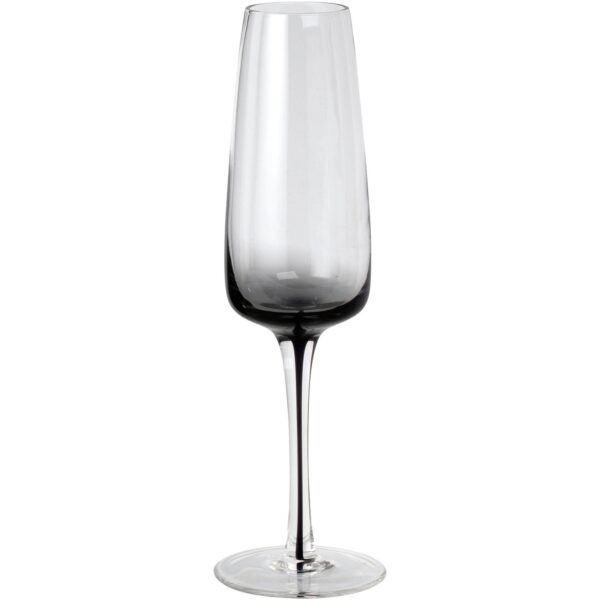 Broste Copenhagen 'Smoke' Mundblæst champagneglas