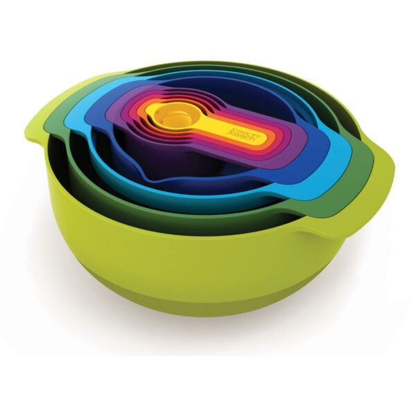Joseph Joseph Nest 9 Plus røreskaÂ°lsæt og maÂ°lebægersæt